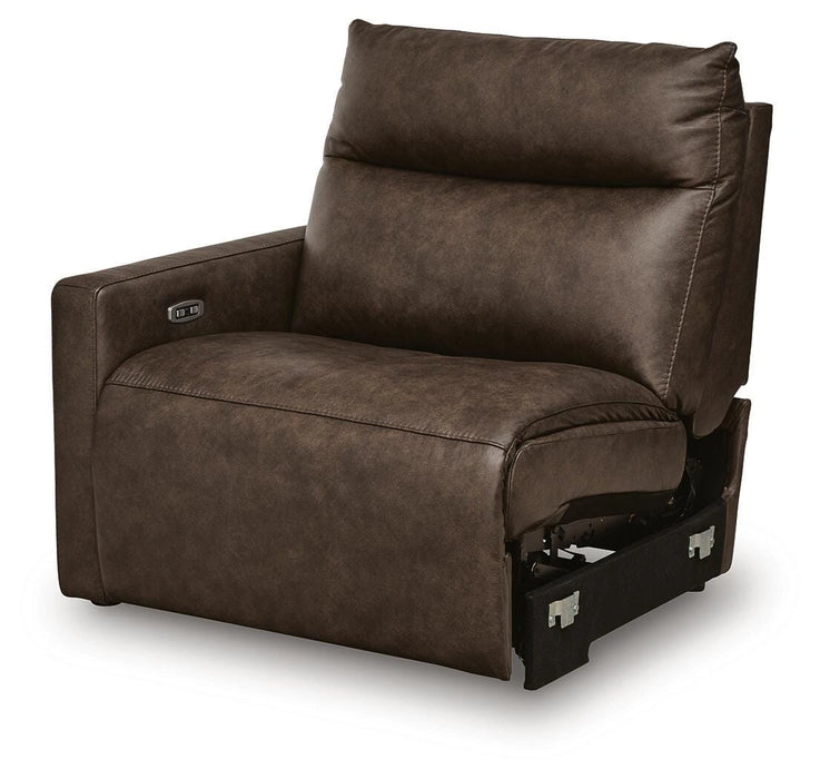 ModZ Power Reclining Sectional Loveseat with Audio Console