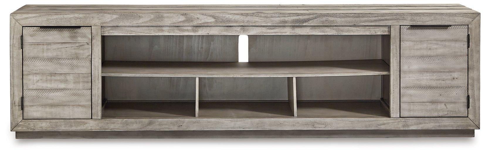 Naydell 92" TV Stand with Electric Fireplace