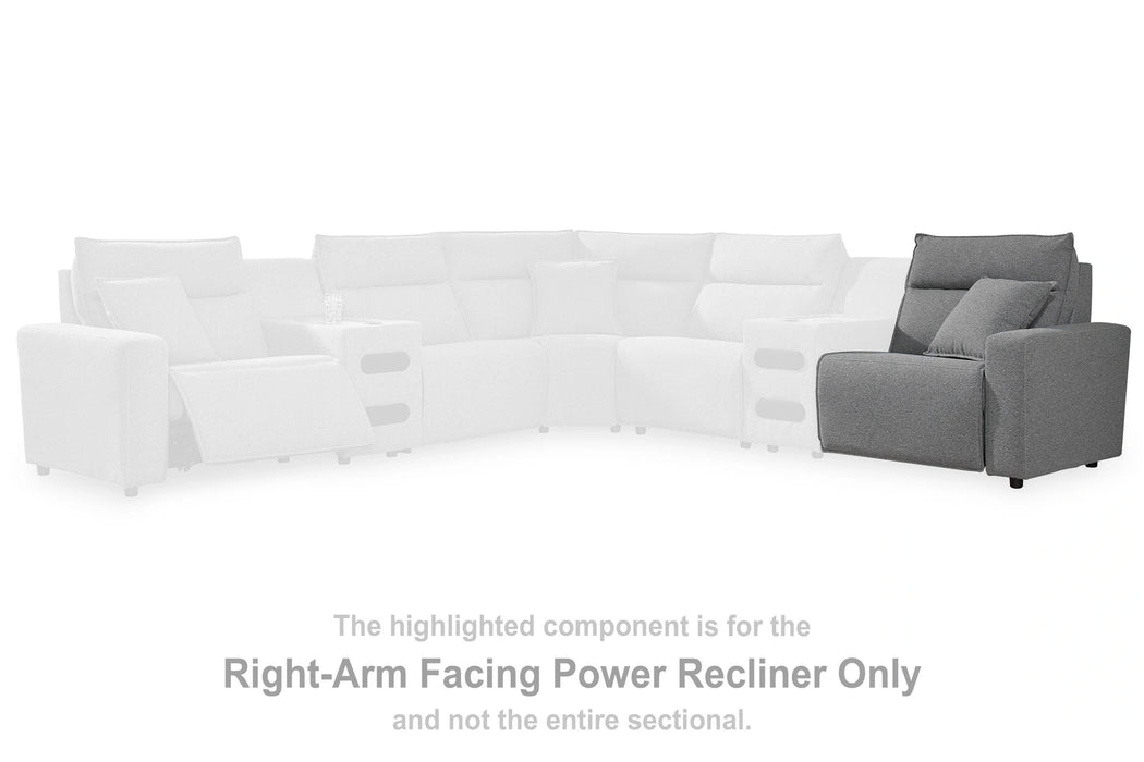 Modmax II Power Reclining Sectional with Chaise and Audio Console